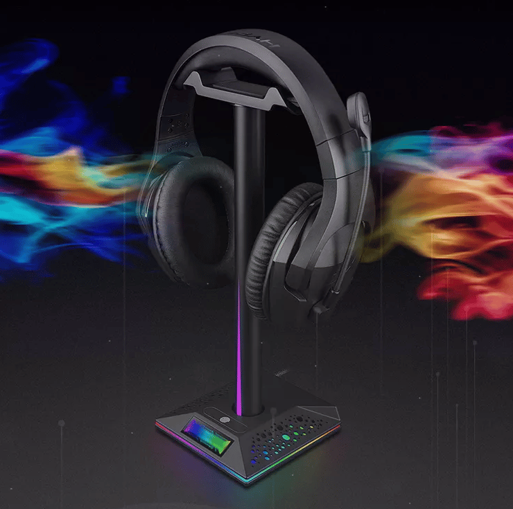 RGB Hörlursställ Färger Display