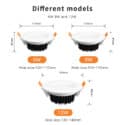Gledopto Led Downlight, RGB+CCT, 9W, Zigbee