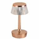 Portabel bordslampa - Rosa guld