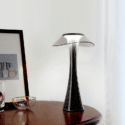 Slimmad portabel bordslampa - Svart