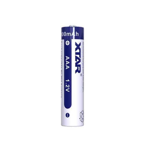 XTAR AAA Batteri, 1.2V, 900 mAh, Ni-MH, 4-pack med plastlåda