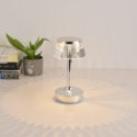 Portabel bordslampa - Silver