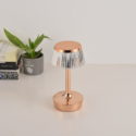 Portabel bordslampa - Rosa guld