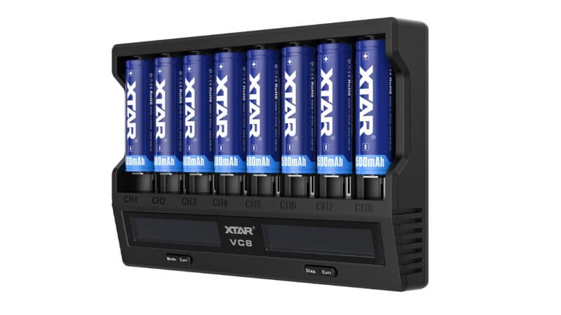 XTAR VC8 Batteriladdare