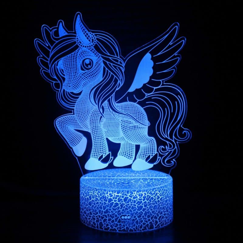 3D Led lampa - Pony