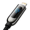 Baseus Display Snabbladdning USB-C till Lightning kabel, 20w, 1m - Svart