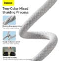 Baseus Dynamic Snabbladdare USB-C till Lightning kabel, 20w, 2m - Vit