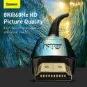Baseus HDMI till HDMI Premium kabel, 2.1, 8K 60Hz, 3m - Svart