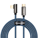 Baseus Legend Vinklad Snabbladdare USB-C till Lightning, 20w, 2m - Blå