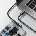 Baseus Legend Vinklad Snabbladdare USB-C till USB-C, 100w, 1m - Blå