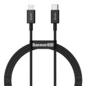 Baseus Superior Snabbladdare USB-C till Lightning Kabel 20W, 1m - Svart