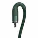 Baseus Zinc Magnetisk Kabel USB-A till Lightning Kabel, 2.4A, 1m - Grön