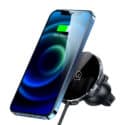 Usams Ultra-Slim Magnetiskt Billaddare 15W - Svart