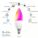 Smart Lampa, 5 W, RGB+CCT,  E14, Wifi