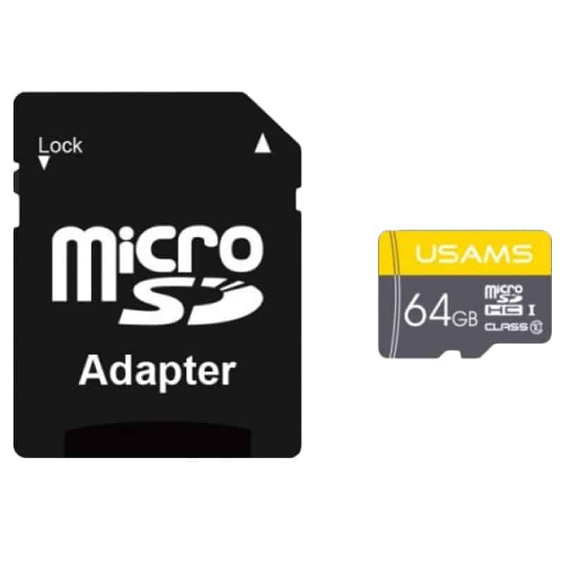 Usams MicroSD kort med adapter